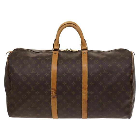 LOUIS VUITTON Monogram Keepall 55 Boston Bag M41424 - Picture 13 of 16